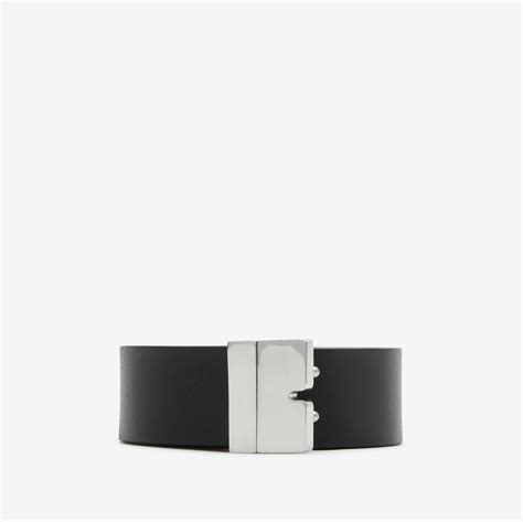 Reversible Leather B Cut Belt in Black/hunter 